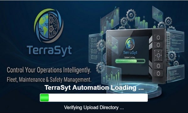 TerraSyt Automation — Start-up Screen